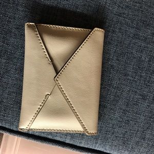 Banana republic blue envelope card holder wallet